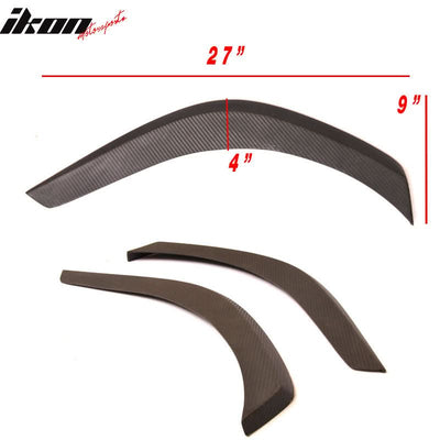 2011-2017 Beetle Carbon Fiber Print Front Rear Bumper Lip Splitter