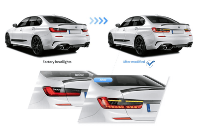 BMW 3-Series G20/G28/G80 Dragon Scale Style Tail Lights (2019 - 2024)
