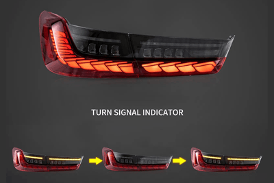 BMW 3-Series G20/G28/G80 Dragon Scale Style Tail Lights (2019 - 2024)