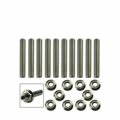 Stainless Intake Exhaust Manifold Stud Studs Bolt For Honda Acura B D K H Series