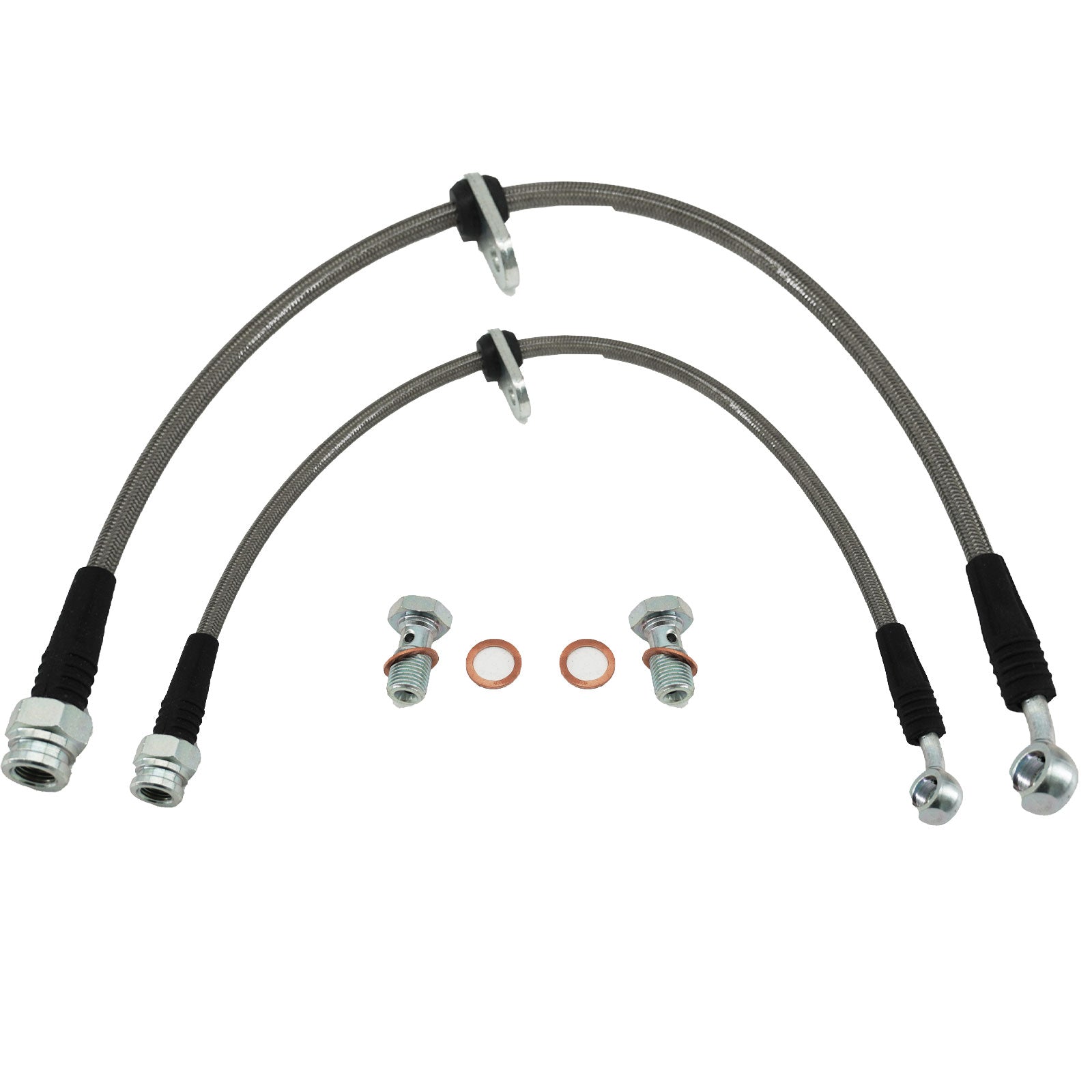 Stainless Rear Brake Line Replacement Kit For 92-95 Honda Civic w/rear disc