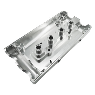 Billet B Series Vented Valve Cover Baffle B16 B18 AN10 For Honda Acura DOHC Vtec