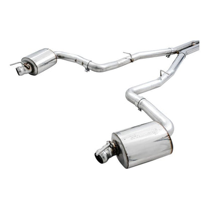 AWE Tuning 2015+ Dodge Challenger 6.4L/6.2L Non-Resonated Touring Edition Exhaust - Use Stock Tips