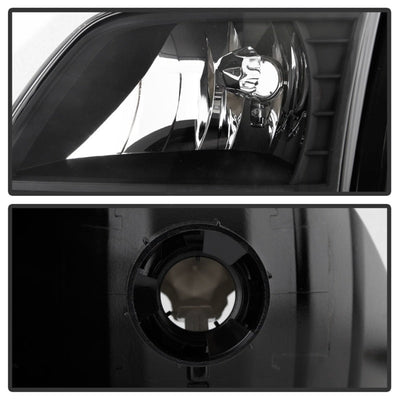 SPYDER Xtune Ford F150 97-03 Crystal Headlights w/ Clear LED Corners Black HD-ON-FF15097-LED-SET-BK 5014184