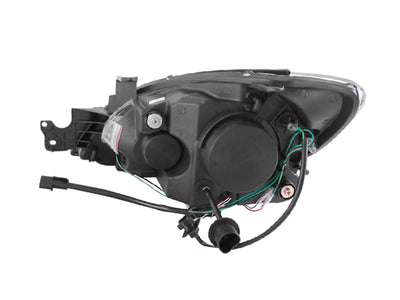 Anzo 2004-2007 Mitsubishi Lancer Projector Headlights w/ Halo Black (CCFL)
