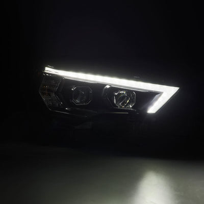 AlphaRex 14-22 Toyota 4Runner PRO-Series Projector Headlights Black w/Seq. Sig. + DRL 880814 *Discontinued