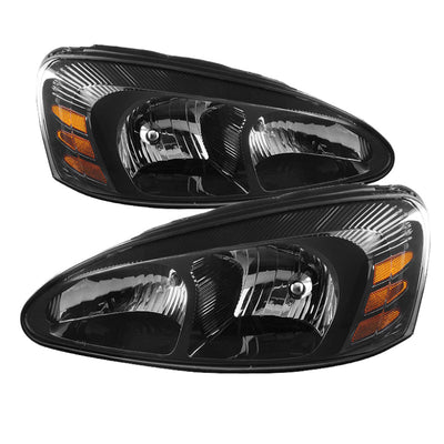 SPYDER Xtune Pontiac Grand Prix 04-08 Crystal Headlights Black HD-JH-PGPRIX04-AM-BK 9023637