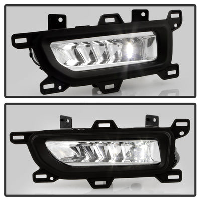 SPYDER 20-22 Nissan Titan OEM Style Fog Lights w/Switch (Bulbs Size - 5W) - Clear (FL-NT2020-LED-C) 9051333