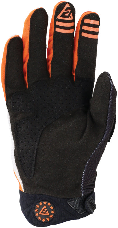 Answer 24 Peak Flo Gloves Black/Hyper Orange/White - Small 442801
