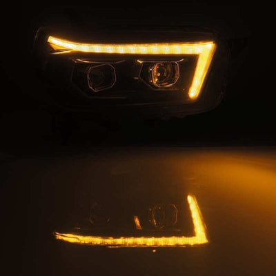 AlphaRex 10-13 Toyota 4Runner LUXX-Series Projector Headlights Black