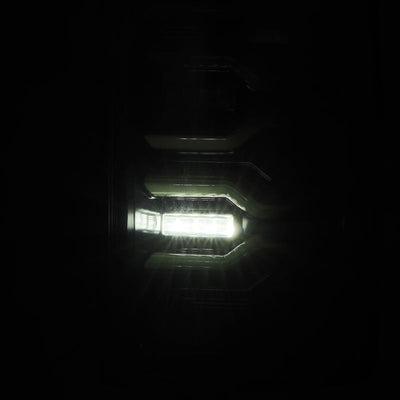 AlphaRex 07-08 Dodge Ram1500/07-09 Dodge Ram 2500+3500 Luxx-Series LED Tail Lights(Pair) Alpha Black 641050 *Discontinued
