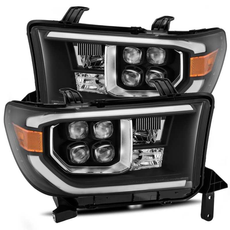 AlphaRex 07-13 Toyota Tundra/08-17 Toyota Sequoia NOVA-Series LED Projector Headlights Black (With Level Adjuster)