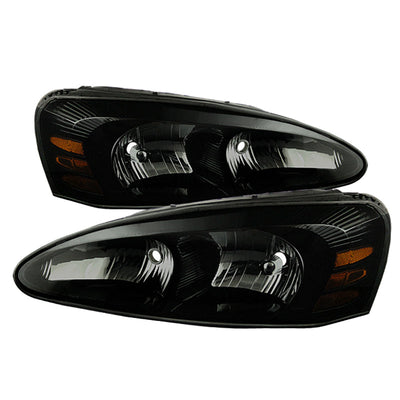 SPYDER Xtune Pontiac Grand Prix 04-08 Crystal Headlights Black Smoke HD-JH-PGPRIX04-AM-BSM 9029400