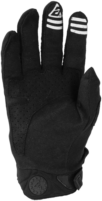 Answer 24 Peak Gloves Black/White Youth - Large 442869