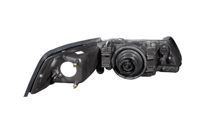Anzo 1999-2004 Ford Mustang Crystal Headlights Black
