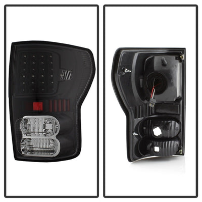 xTune Toyota Tundra 07-13 LED Tail Lights Black ALT-ON-TTU07-LED-BK
