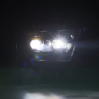 AlphaRex 19-22 Ram 1500 LUXX LED Projector Headlights Alpha Black 880575 *Discontinued
