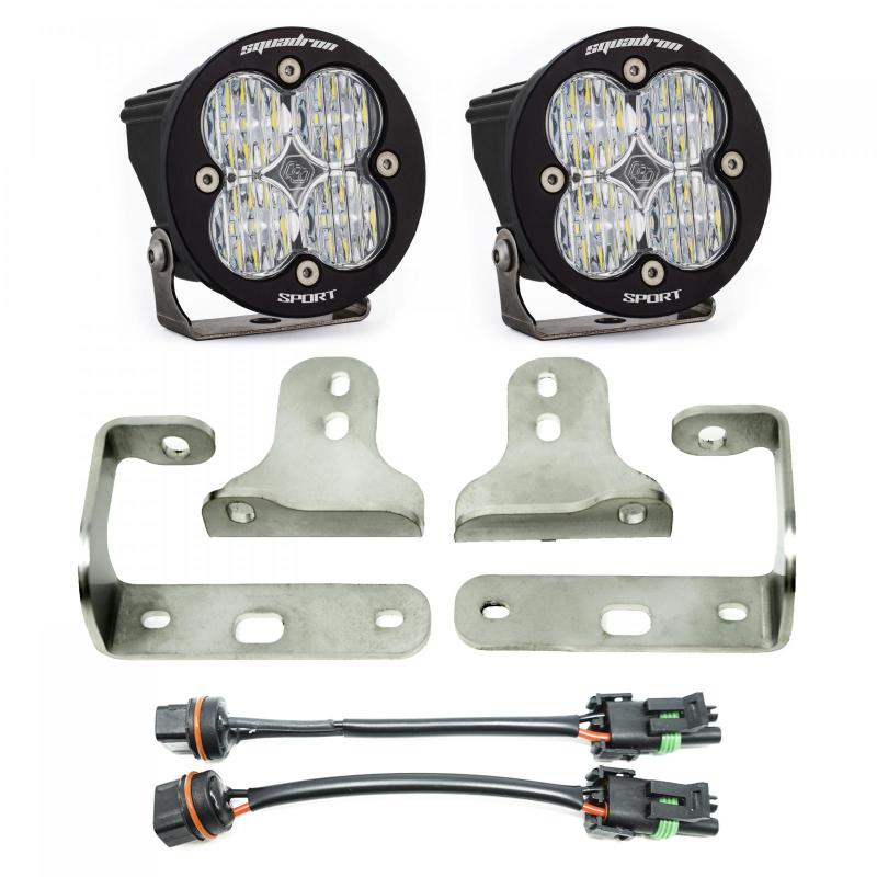 Baja Designs Jeep JL/JT Squadron-R Sport Fog Pocket Light Kit