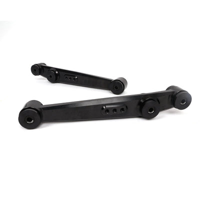 BLOX Racing 90-01 Integra, 89-95 Civic, CRX, Del Sol V2 Billet Rear LCA Poly Bushings - Black BXSS-21203-BK-V2