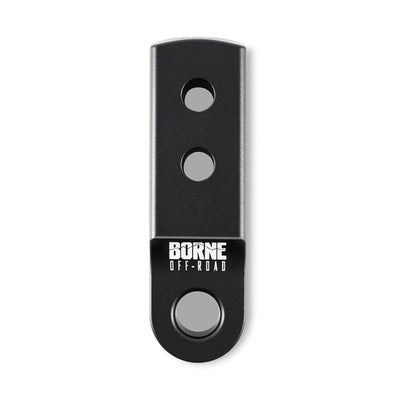 Borne Off-Road CNC Hitch Receiver Shackle 2in Black BNHR-2-BK