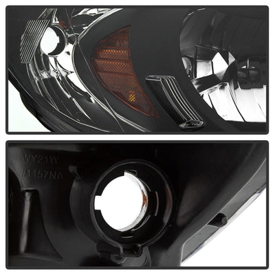 SPYDER xTune 04-05 Honda Civic (Excl Hatchback/Si) OEM Style Headlights - Black (HD-JH-HC04-4D-AM-BK) 9042706