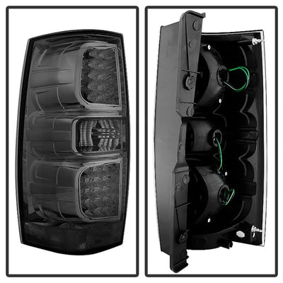 SPYDER Xtune Chevy Suburban/GMC Yukon/Yukon Denali 07-14 LED Tail Lights Smoked ALT-JH-CSUB07-LED-G2-SM 9033933