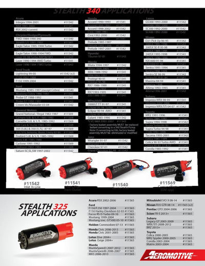 Aeromotive Stealth 325 Fuel Pump