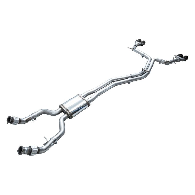 AWE Tuning 19-23 Audi C8 S6/S7 2.9T V6 AWD Track Edition Exhaust - Diamond Black Tips