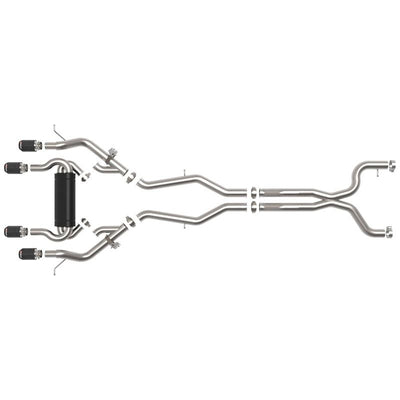 aFe MACHForce XP Exhausts Cat-Back SS 19-21 BMW M2 Competition L6-3.0L w/Carbon Tips