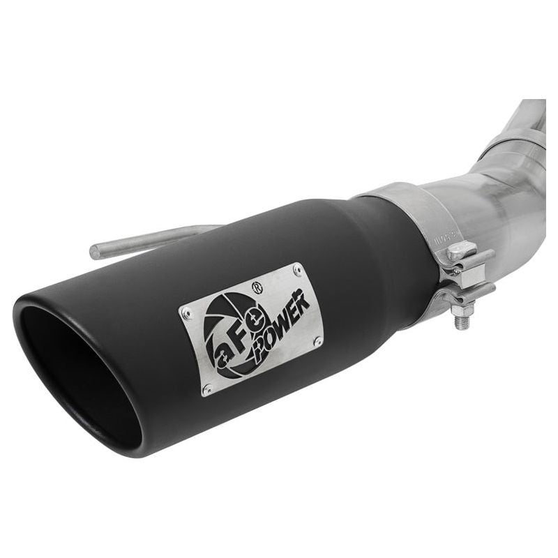 aFe MACH Force-Xp 3in to 3-1/2in 304 SS Cat-Back Exhaust w/Black Tip 17-18 Ford F-150 Raptor V6 3.5L