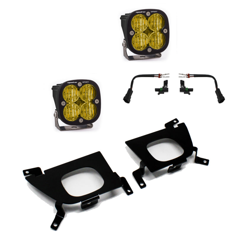 Baja Designs Chevy Squadron Sport Fog Pocket Light Kit - Amber