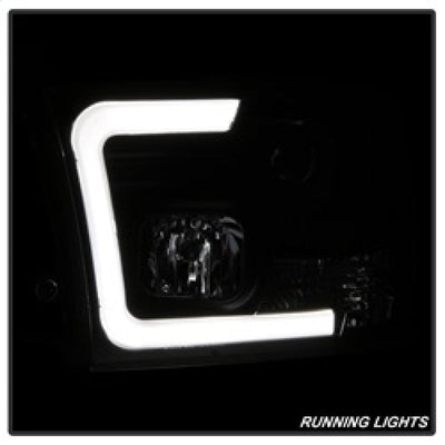 Spyder 09-16 Dodge Ram 1500 Version 2 Headlights Light Bar DRL Black PRO-YD-DR09V2-LBDRL-BK 5084811