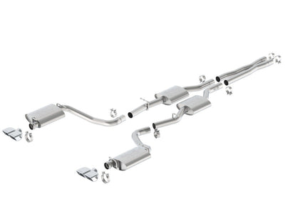 Borla 15-16 Dodge Challenger R/T 5.7L Dual Rectangle Angle Cut Dual Split Rear Exit ATAK Exhaust 140628