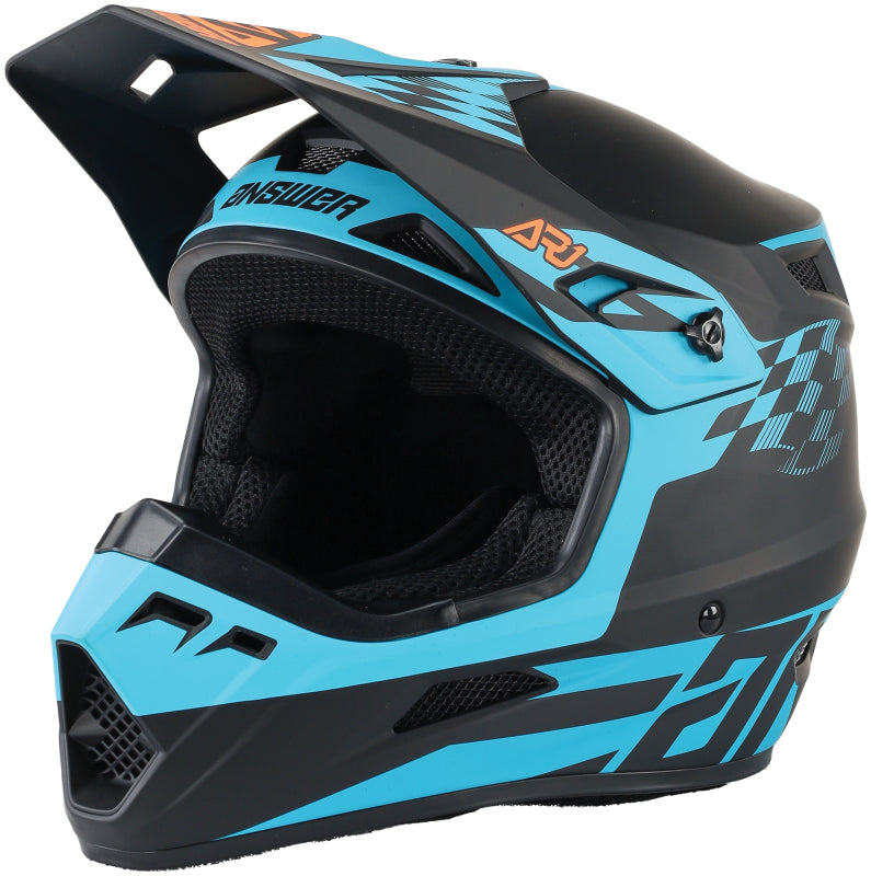 Answer AR1 Sweep Helmet Black/Astana/Hyper Orange - Large 442911