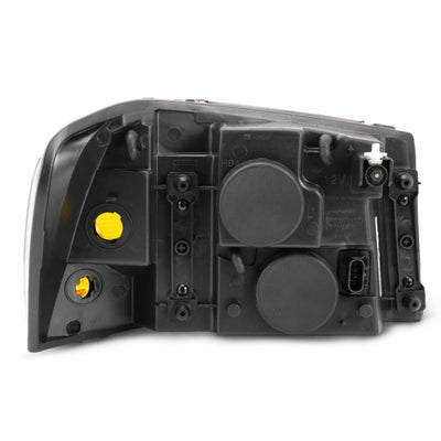 ANZO 2002-2009 Gmc Envoy Crystal Headlight  Black Amber 111429