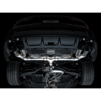 AWE 22-24 Audi 8Y S3 Track Edition Exhaust  - Diamond Black Tips
