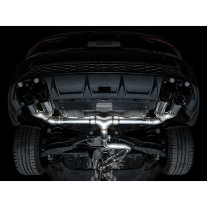 AWE 22-24 Audi 8Y S3 Track Edition Exhaust  - Diamond Black Tips
