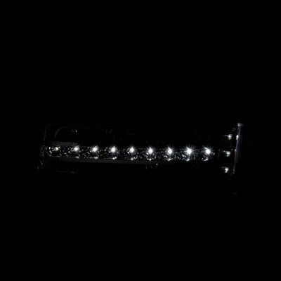 Anzo 2003-2006 Chevrolet Silverado 1500 LED Parking Lights Black w/ Amber R