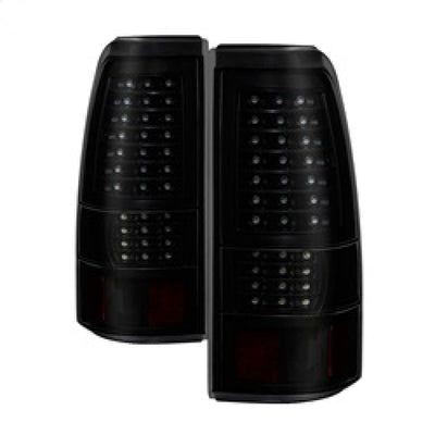 SPYDER xTune 03-06 Chevrolet Silverado 1500 LED Tail Lights - Black Smoke (ALT-JH-CSIL03-LED-BSM) 9037641
