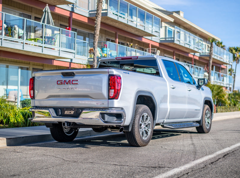 Borla 2019 Silv/Sierra C/B Exh S-Type 1500 5.3L V8 EC STB(78.8) CC SB(69.3) 147.4 WB Blk Chrome Tip 140794BC