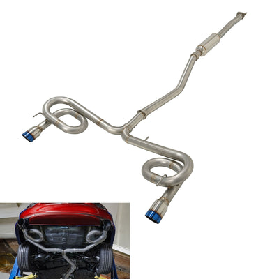 Exhaust for 2022+ Acura Integra 1.5T DE4 Burnt Tips 2.5" Catback Exhaust Turbo US