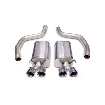 Corsa 06-13 Chevrolet Corvette C6 Z06 7.0L V8 Polished Sport Axle-Back Exhaust