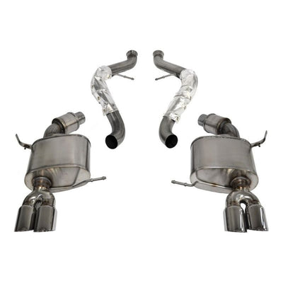 Corsa 08-12 BMW M3 Convertible E93 Polished Sport Cat-Back Exhaust