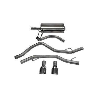 Corsa 09-14 Dodge Ram 1500 4.7L Quad/Crew Cab/Short Bed Polished Dual Exit Cat-Back Exhaust