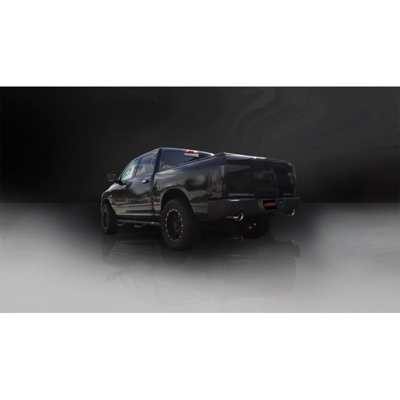 Corsa 09-14 Dodge Ram 1500 4.7L Quad/Crew Cab/Short Bed Polished Dual Exit Cat-Back Exhaust
