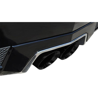 Corsa 11-13 Cadillac CTS Coupe V 6.2L V8 Black Sport Axle-Back Exhaust