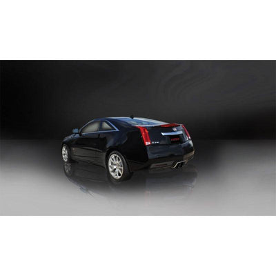 Corsa 11-13 Cadillac CTS Coupe V 6.2L V8 Black Sport Axle-Back Exhaust