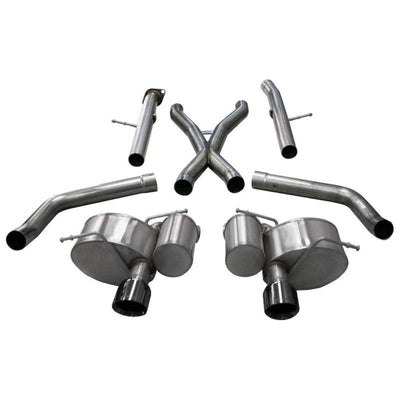 Corsa 12-20 Jeep Grand Cherokee SRT 2.75in Dual Rear Xtreme Cat-Back Exhaust - Black PVD Tip Finish