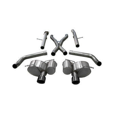 Corsa 12-20 Jeep Grand Cherokee SRT 2.75in Dual Rear Xtreme Cat-Back Exhaust - Black PVD Tip Finish