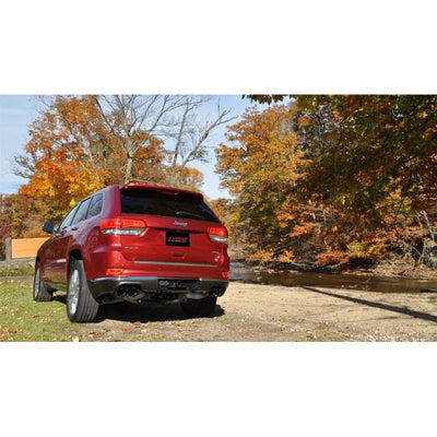 Corsa 14-16 Jeep Grand Cherokee Summit Edition Black 2.5in Dual Rear Exit Cat-Back Exhaust